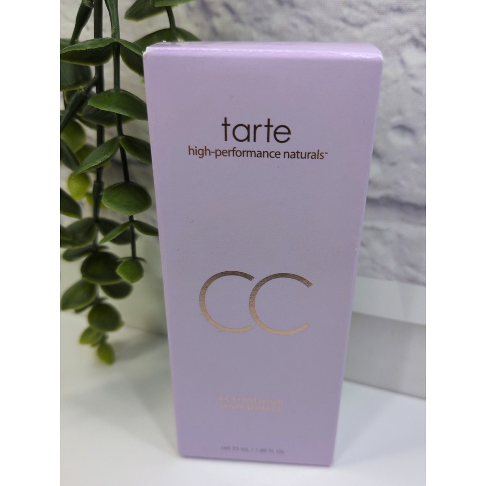 NEW IN BOX Shade MEDIUM🌿Full Size tarte CC Tinted Serum 55ml/1.86oz Facial Skin